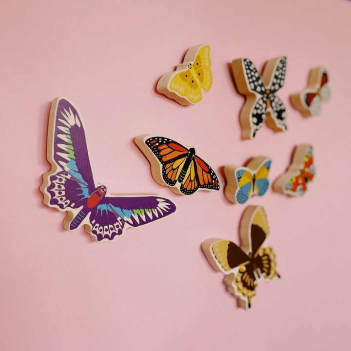 World of Butterflies puzzle sorting board