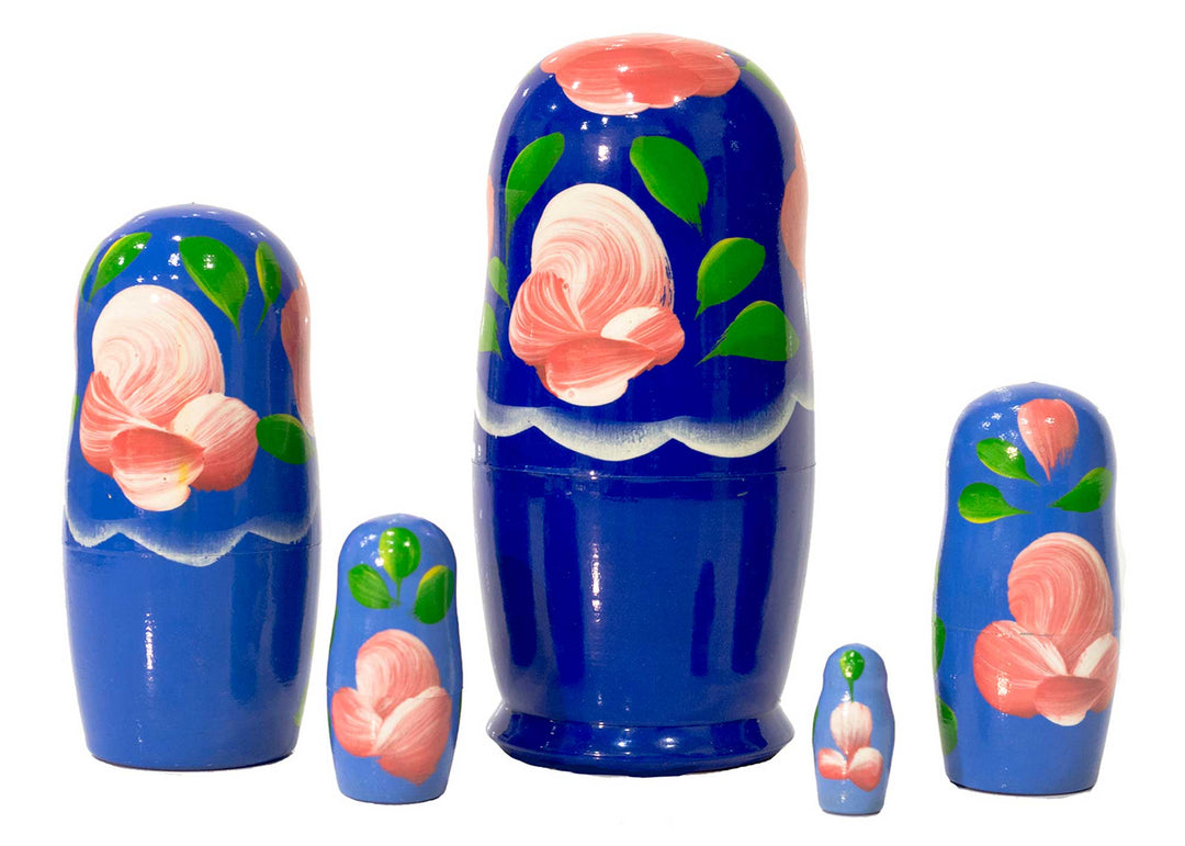 Blue Gradient Matryoshka dolls set (seconds)