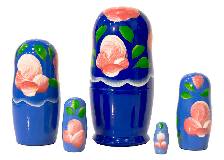 Blue Gradient Matryoshka dolls set (seconds)
