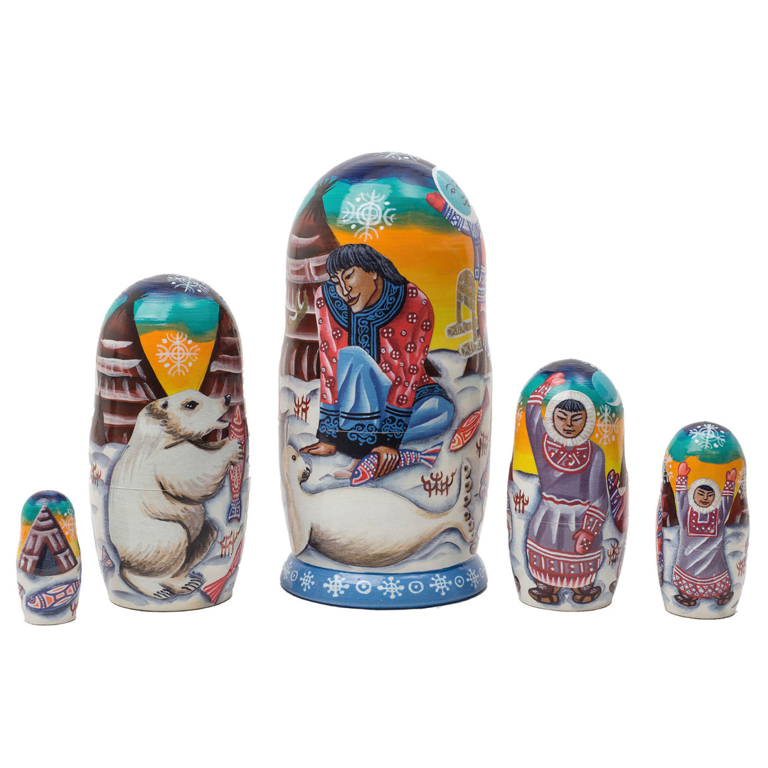 Eskimo Legends Matryoshka dolls set