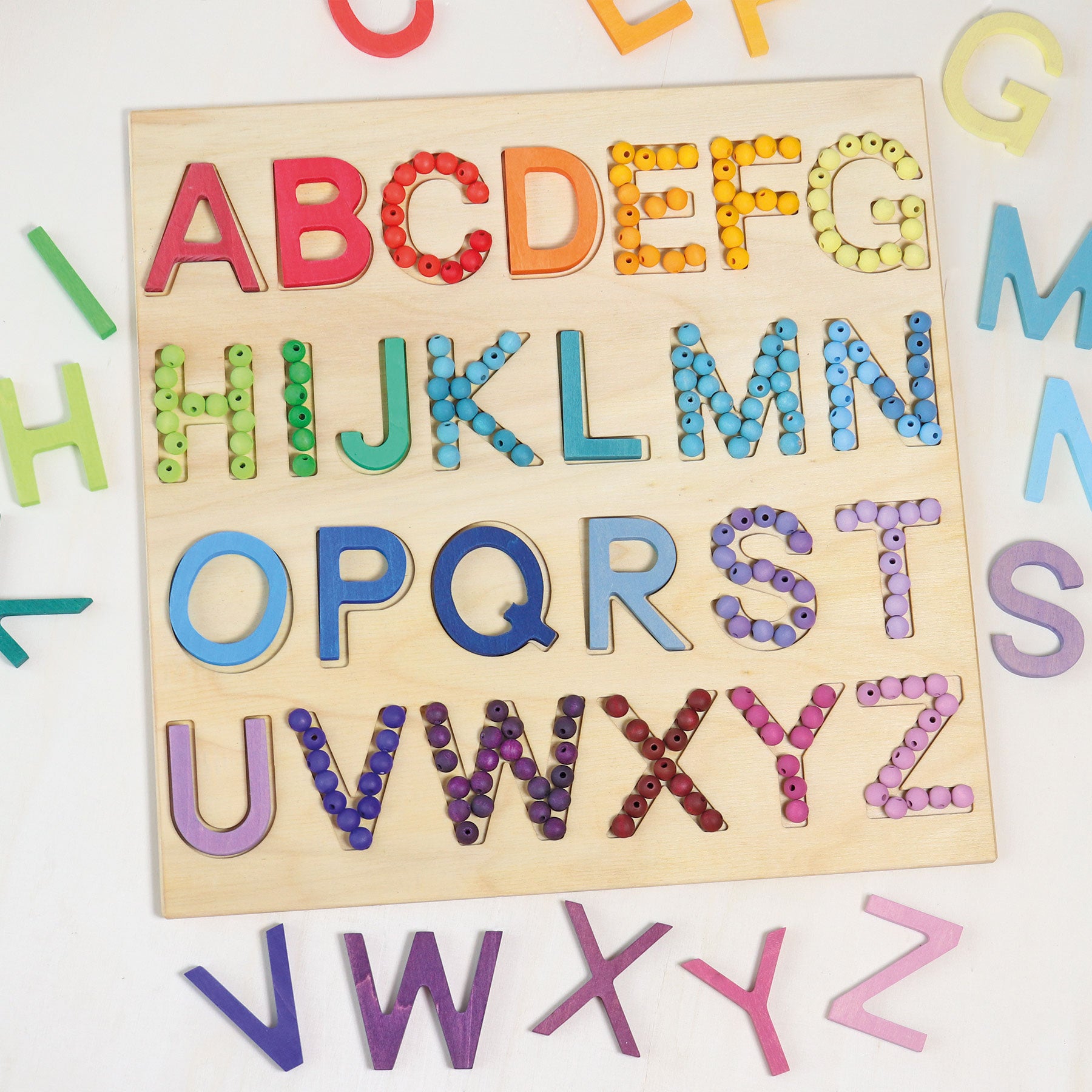 Grimm s Wooden ABC Game in Frame
