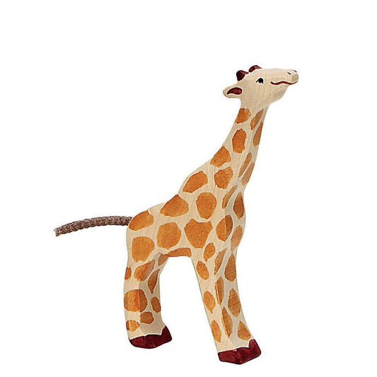 Holztiger giraffe, small, head up