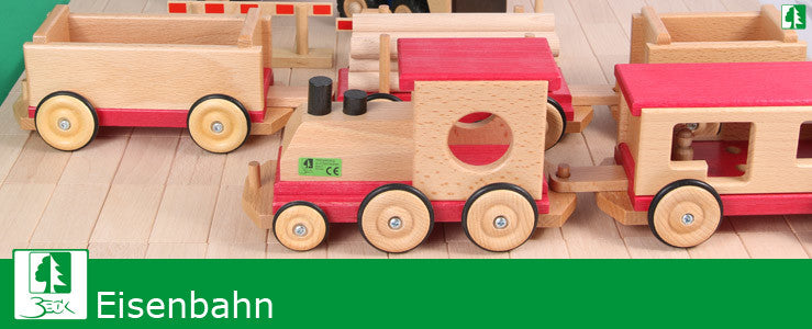 wooden railroad train add-on log car