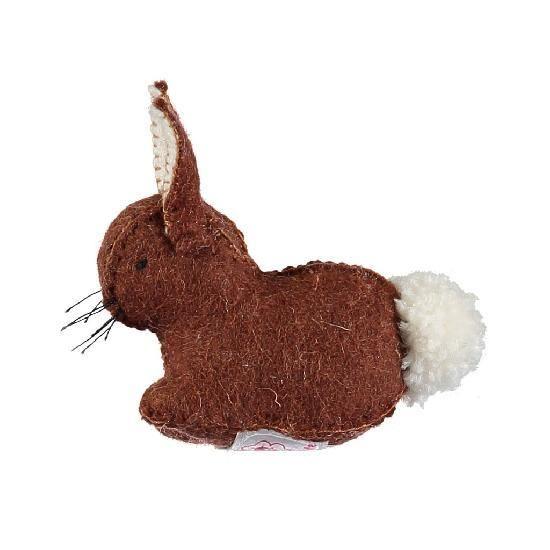 Glückskäfer wool felt light brown rabbit