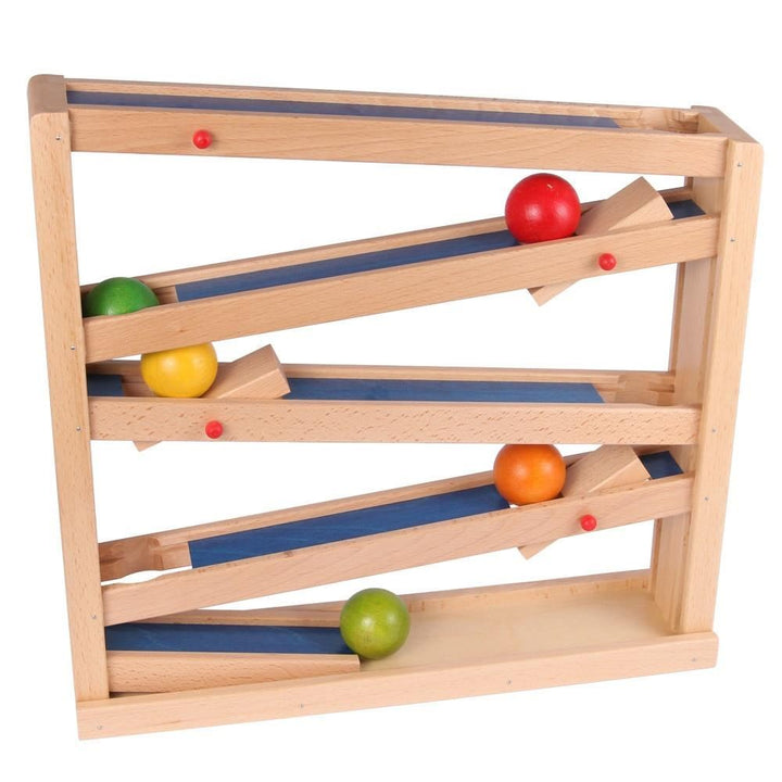 large colourful wooden ball