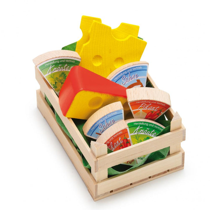 small assorted cheeses