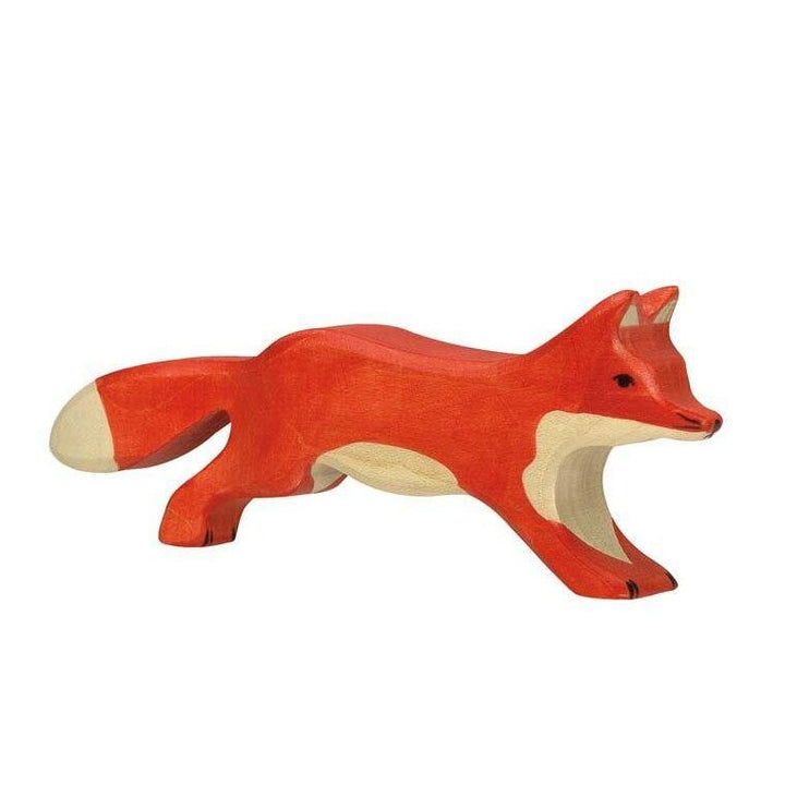 Holztiger fox running