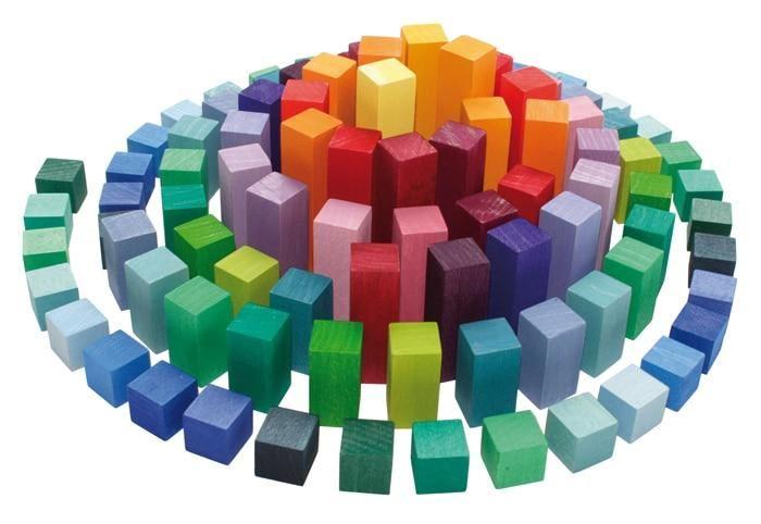 Grimm's small pyramid, 2 x 2 cm blocks