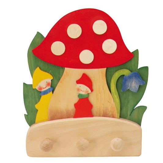 Ostheimer mushroom & dwarves coat rack