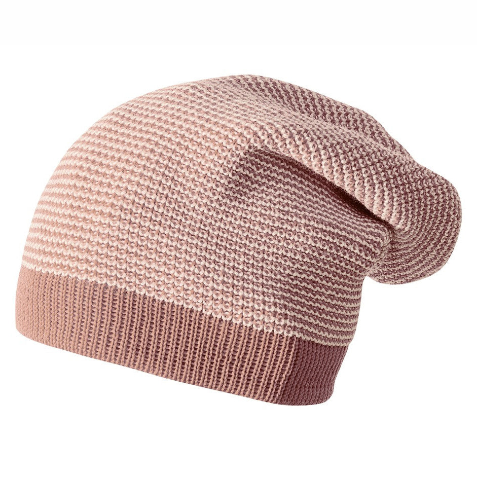 Disana long beanie knit wool cap