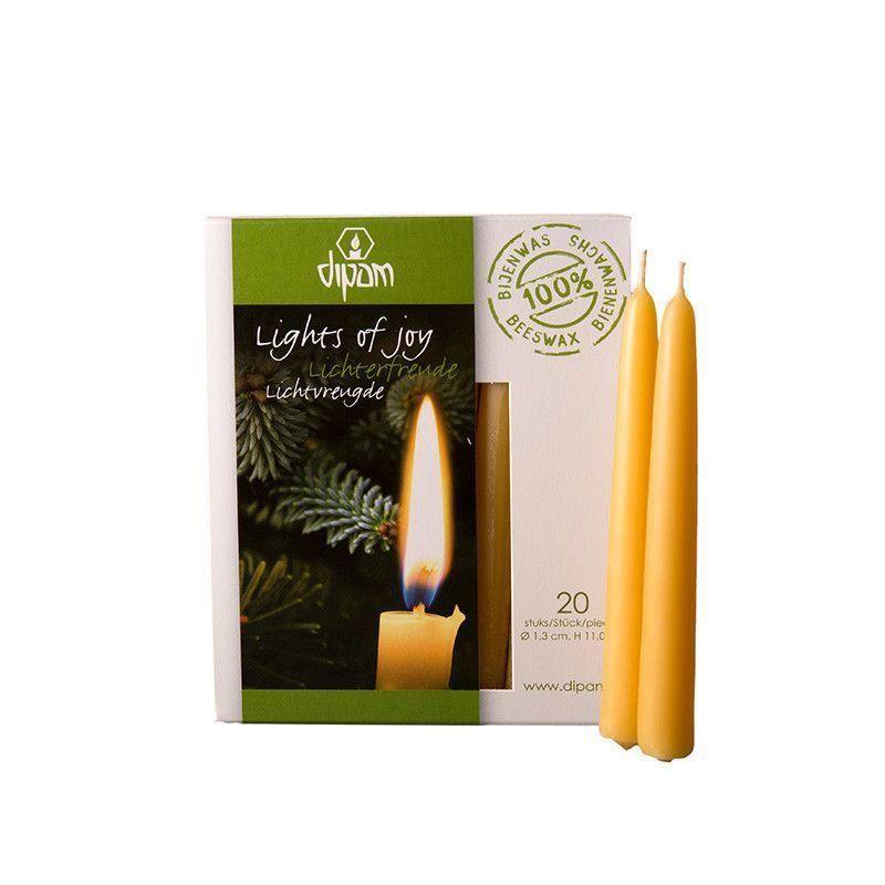 100% beeswax candles 13 mm diameter