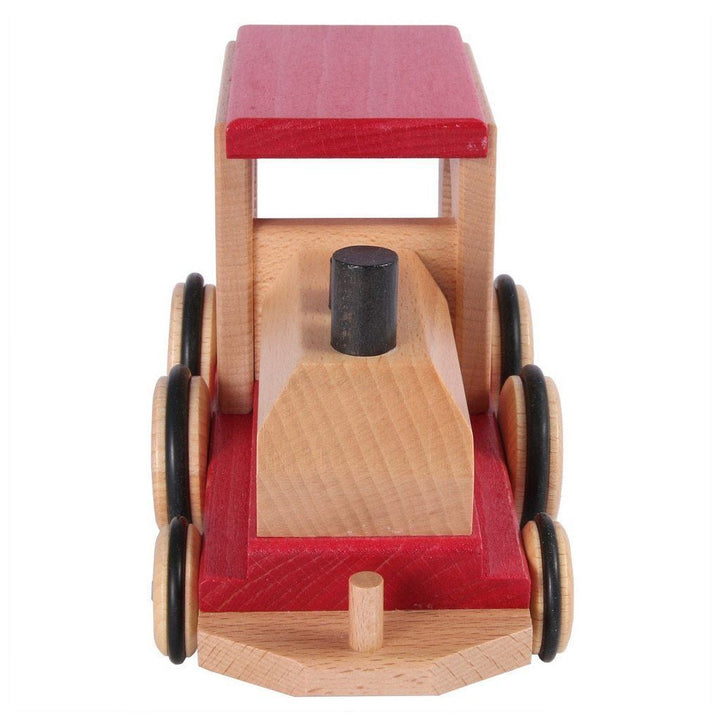wooden railroad train