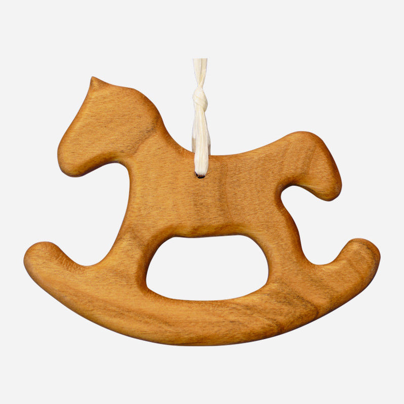 Rocking Horse wooden ornament