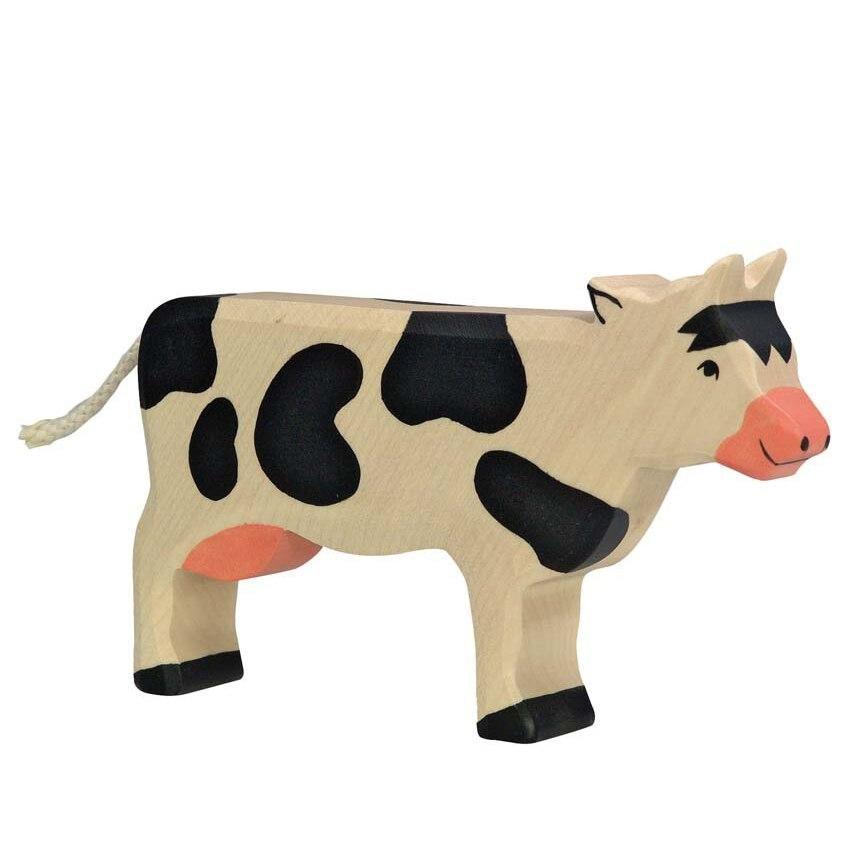 Holztiger black & white cow, standing