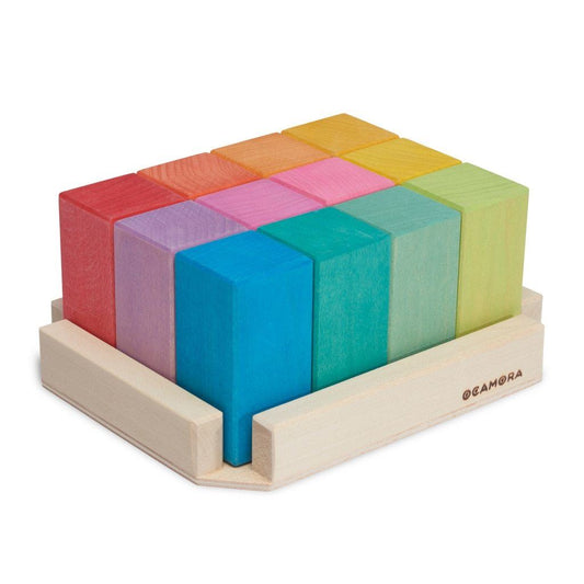 Ocamora 12 rectangular prisms, rainbow