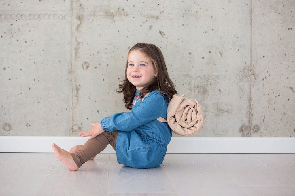 organic cotton 'Cozy Nap' baby playmat/ nap mat