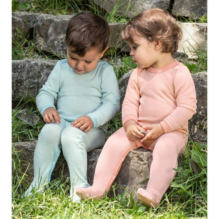 Engel silkwool footed sleeper (newborn sizing)
