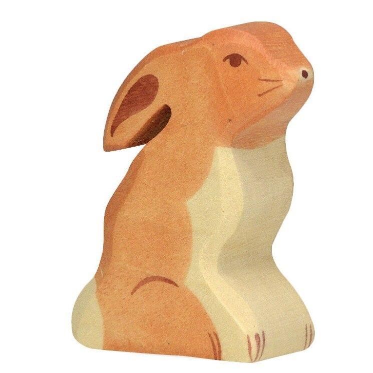 Holztiger rabbit, sitting