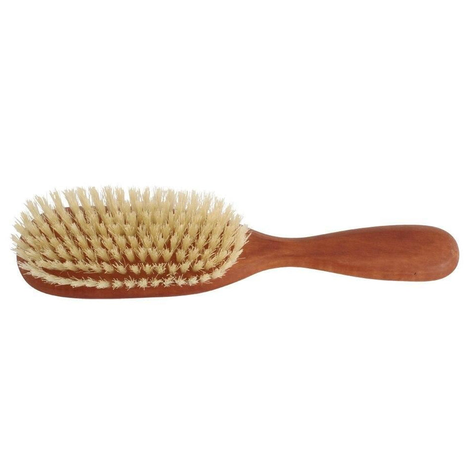 hairbrush with natural bristles, for medium and long hair