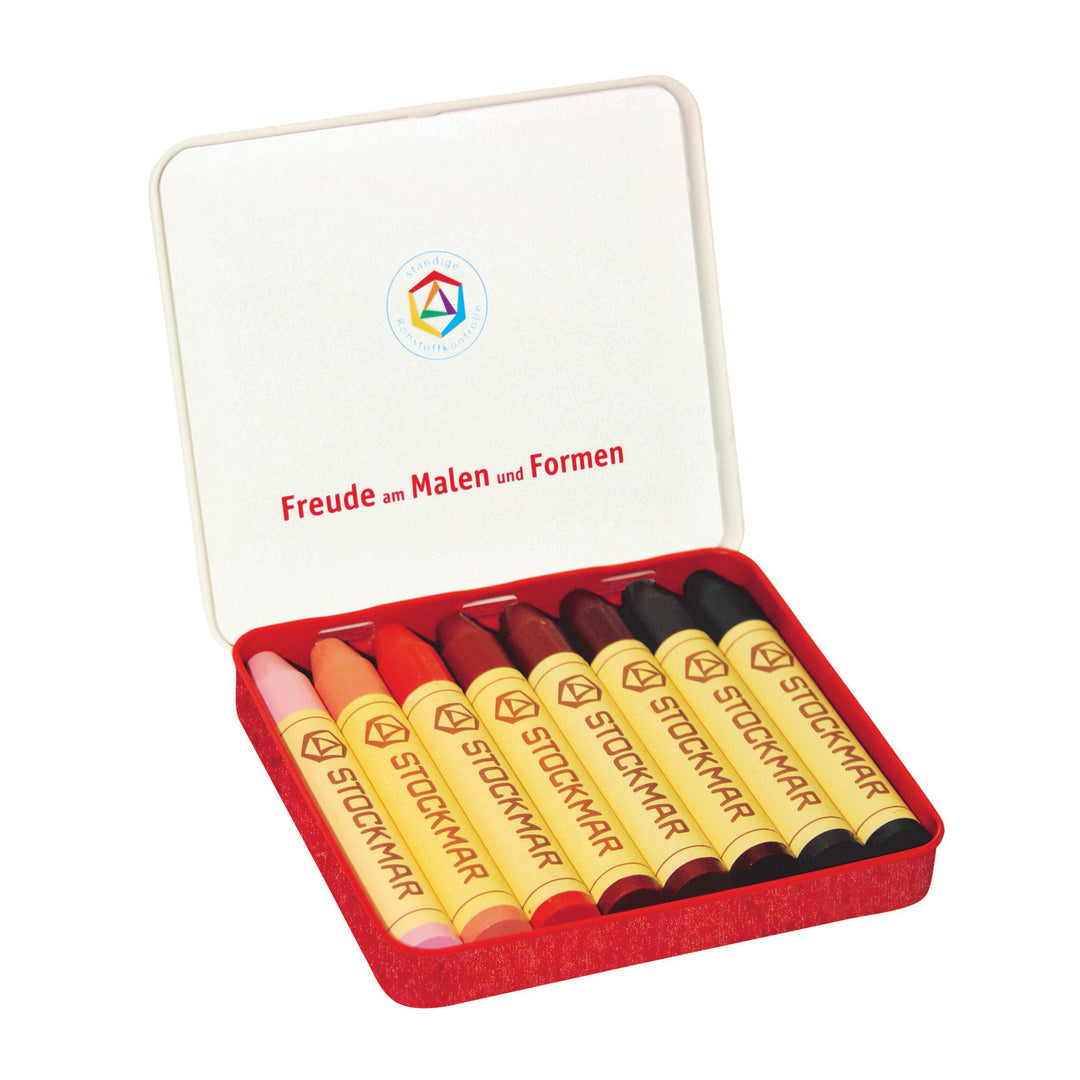 Stockmar Colours of the World 8 wax stick crayons