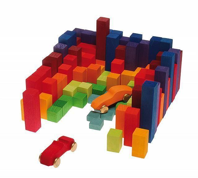 small stepped counting blocks