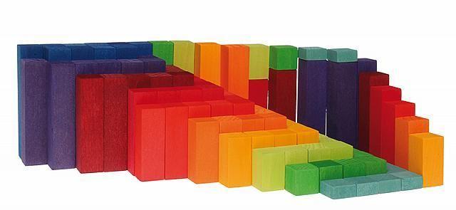 small stepped counting blocks