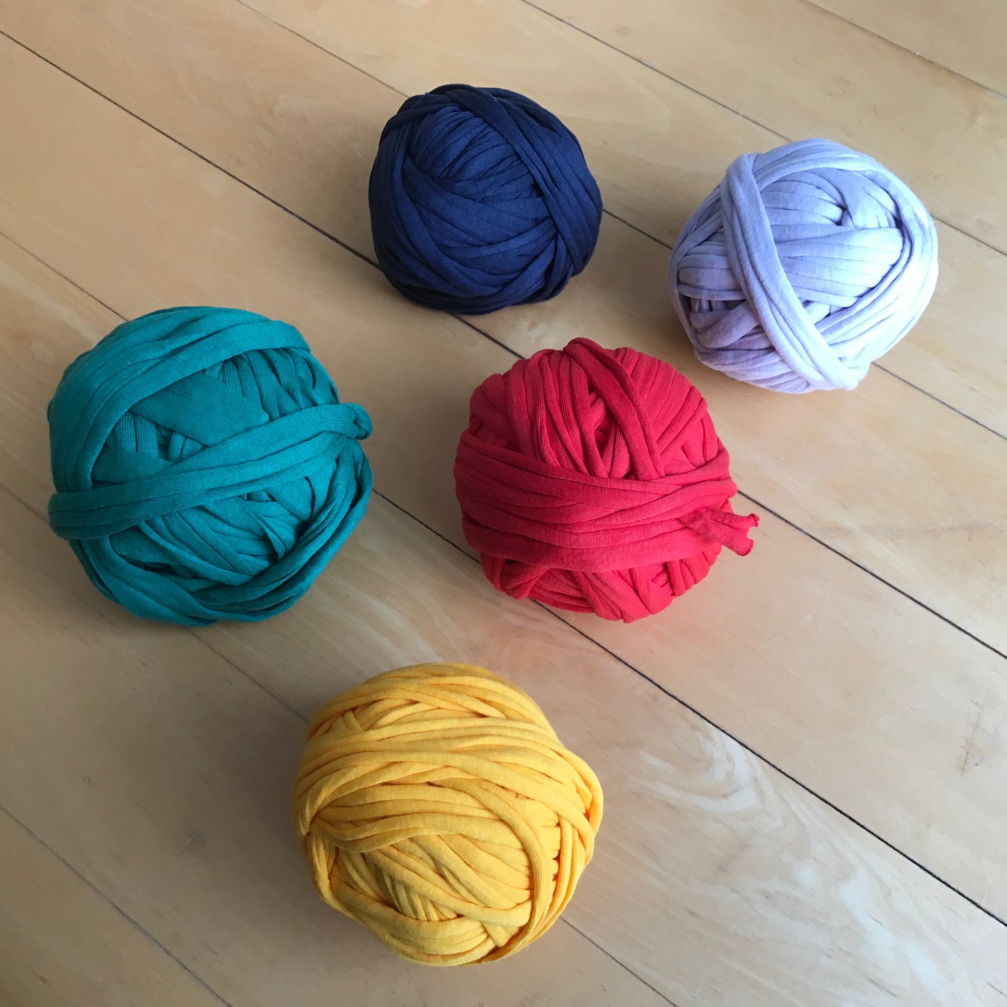 cotton knitting thread, 5 balls
