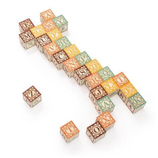 Italian alphabet blocks (special order)