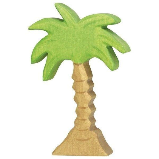 Holztiger palm tree