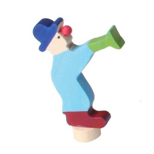 trumpeting clown ornament for birthday ring