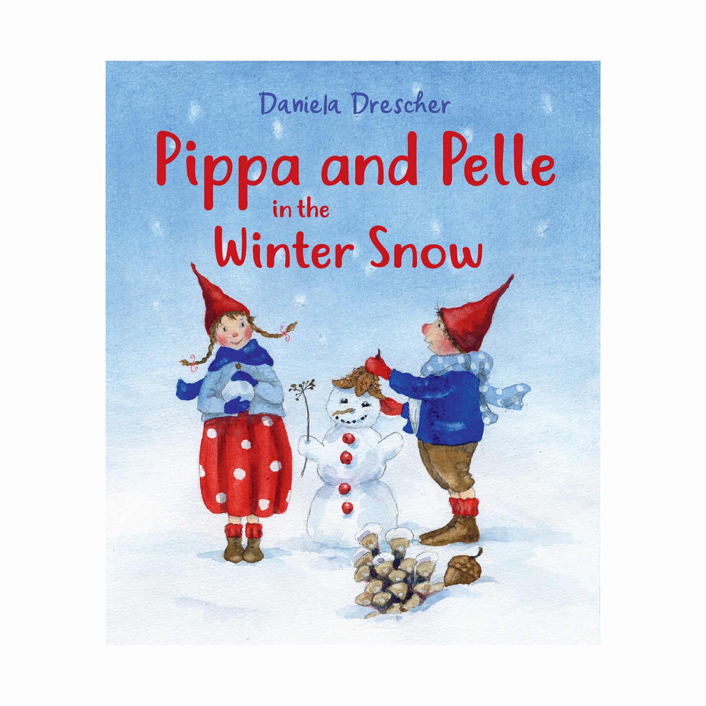 Pippa and Pelle in the Winter Snow