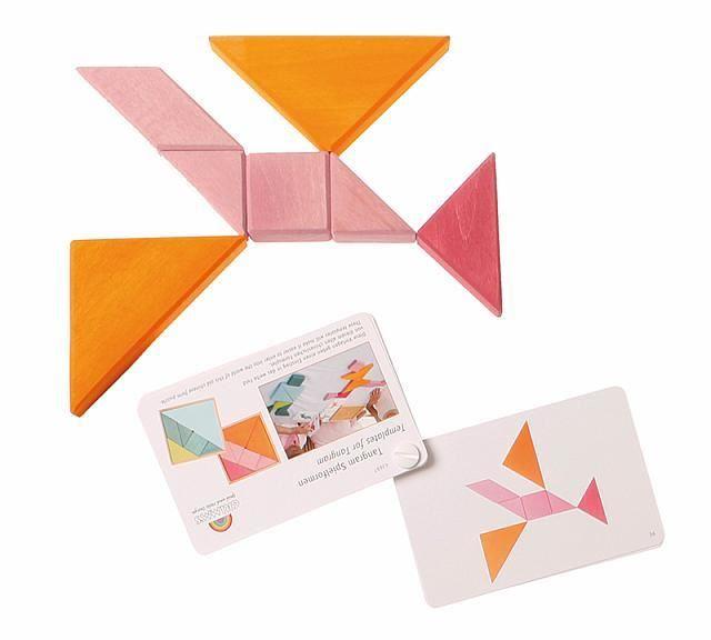 tangram set, orange-pink – Nest