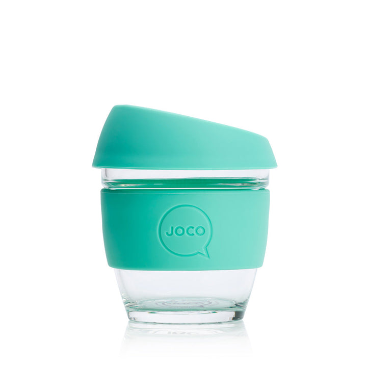 JOCO reusable glass cup, 8 oz