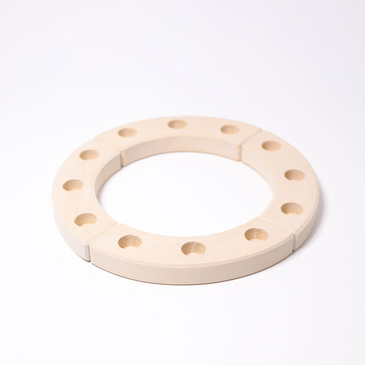 wooden birthday ring 12 years, white (special order)
