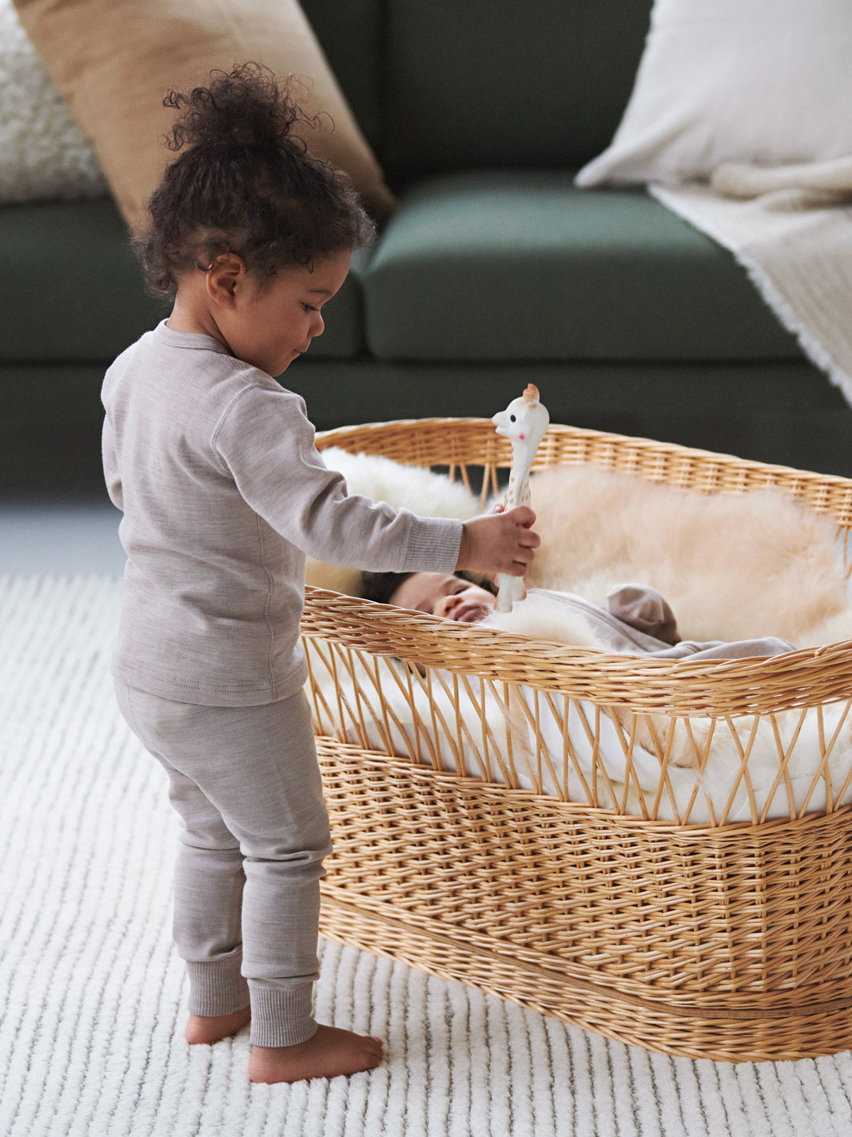 child's organic merino wool long underpants