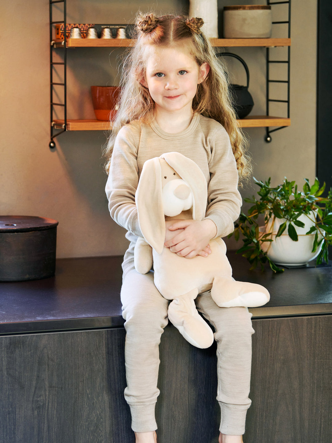 child's organic merino wool long underpants