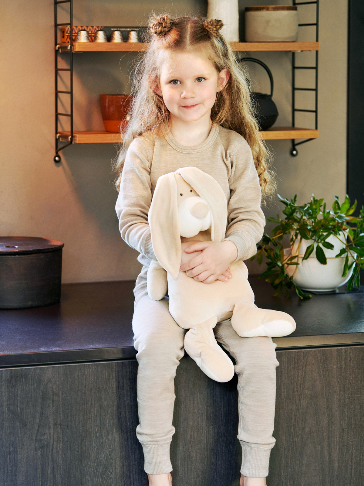 child's organic merino wool long underpants