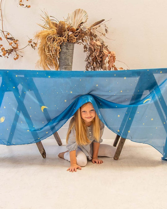 giant starry night silkscape