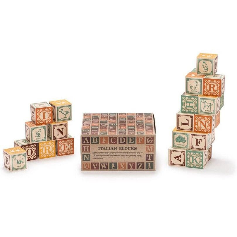 Italian alphabet blocks (special order)