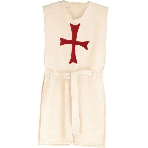 white tunic with red cross