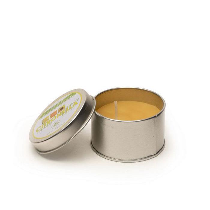 Dipam Citronella candle in a tin