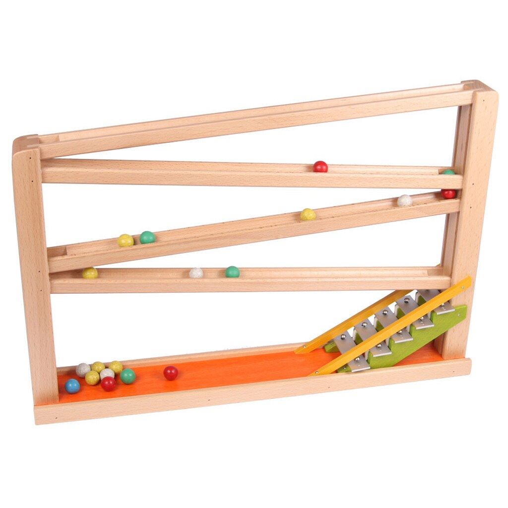 marble run with chimes