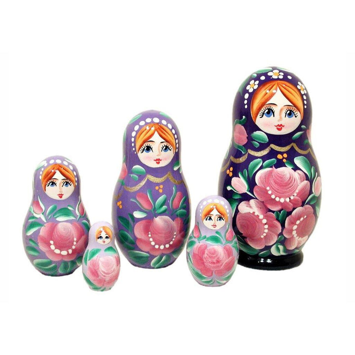 Blue Gradient Matryoshka dolls set (seconds)