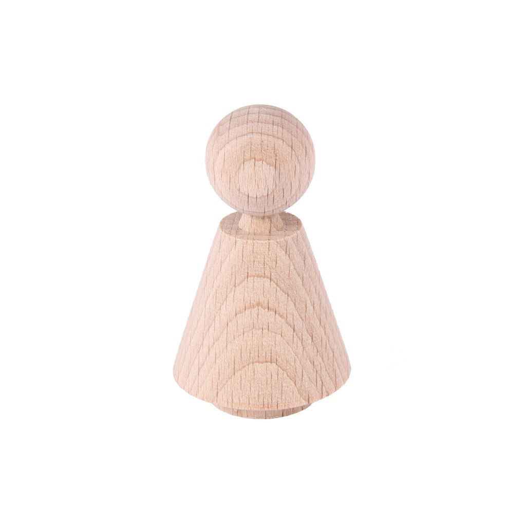 wooden figure, bevel shape