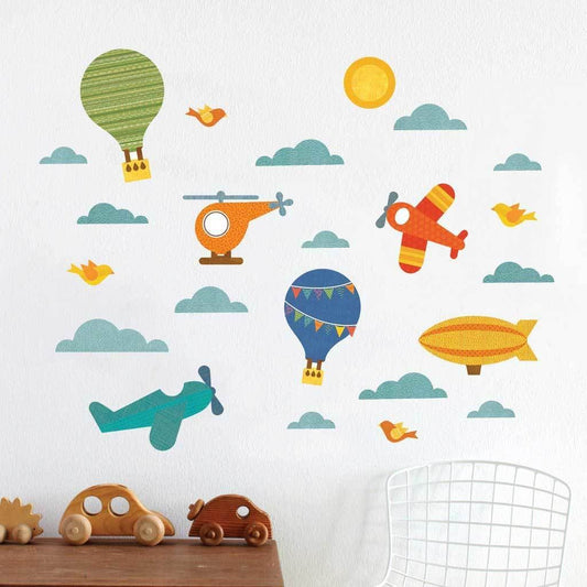 ‘Petit Collage’ By Air fabric wall decals
