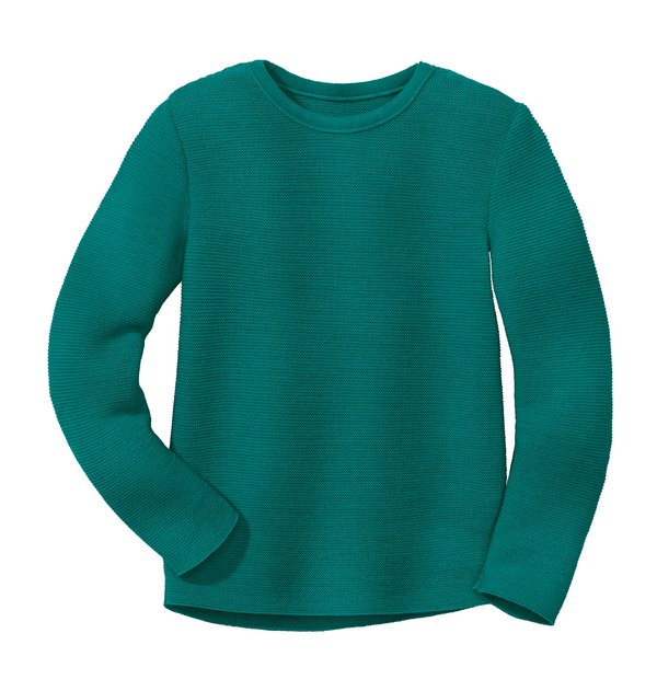 Disana organic merino left-knit jumper
