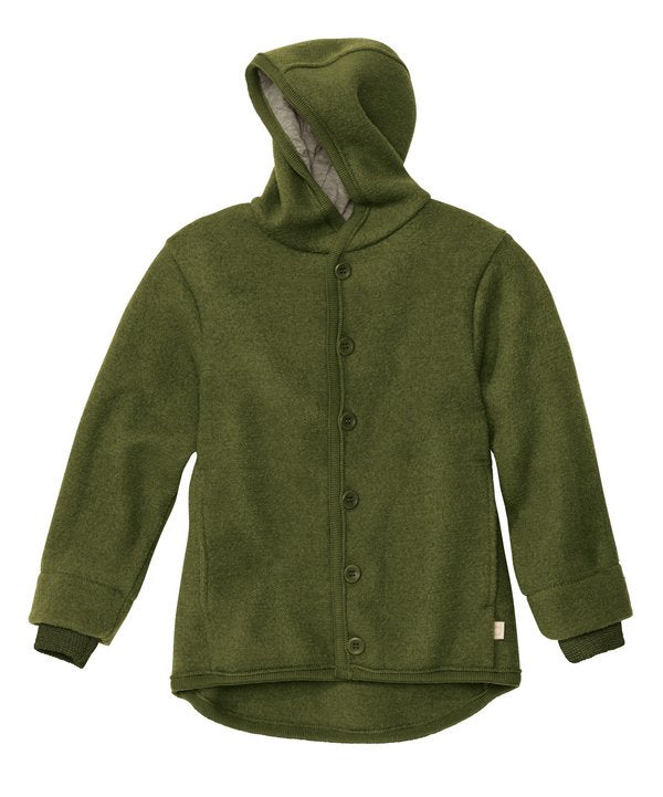DISANA NATUR Boiled Wool Hooded Jacket Rose 98 104 3 4Y