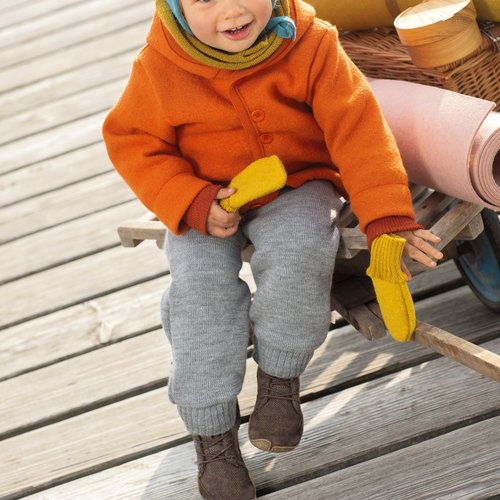 Disana young child's boiled wool mittens