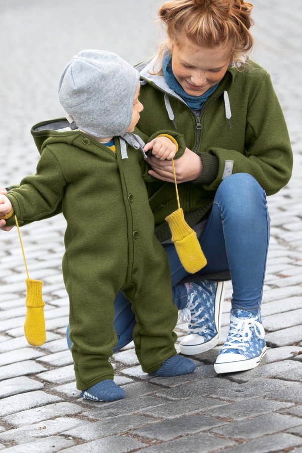Disana boiled wool overalls