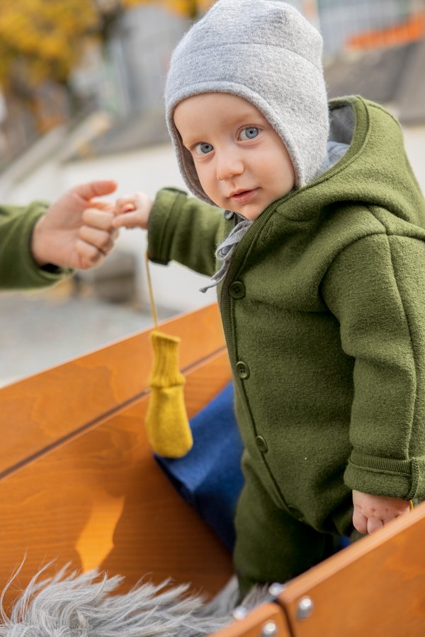 Disana boiled wool overalls